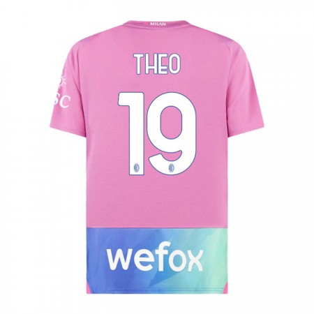 AC Milán Theo 19 Alternativní 2023-24 - Fotbalové Dresy (S/S)
